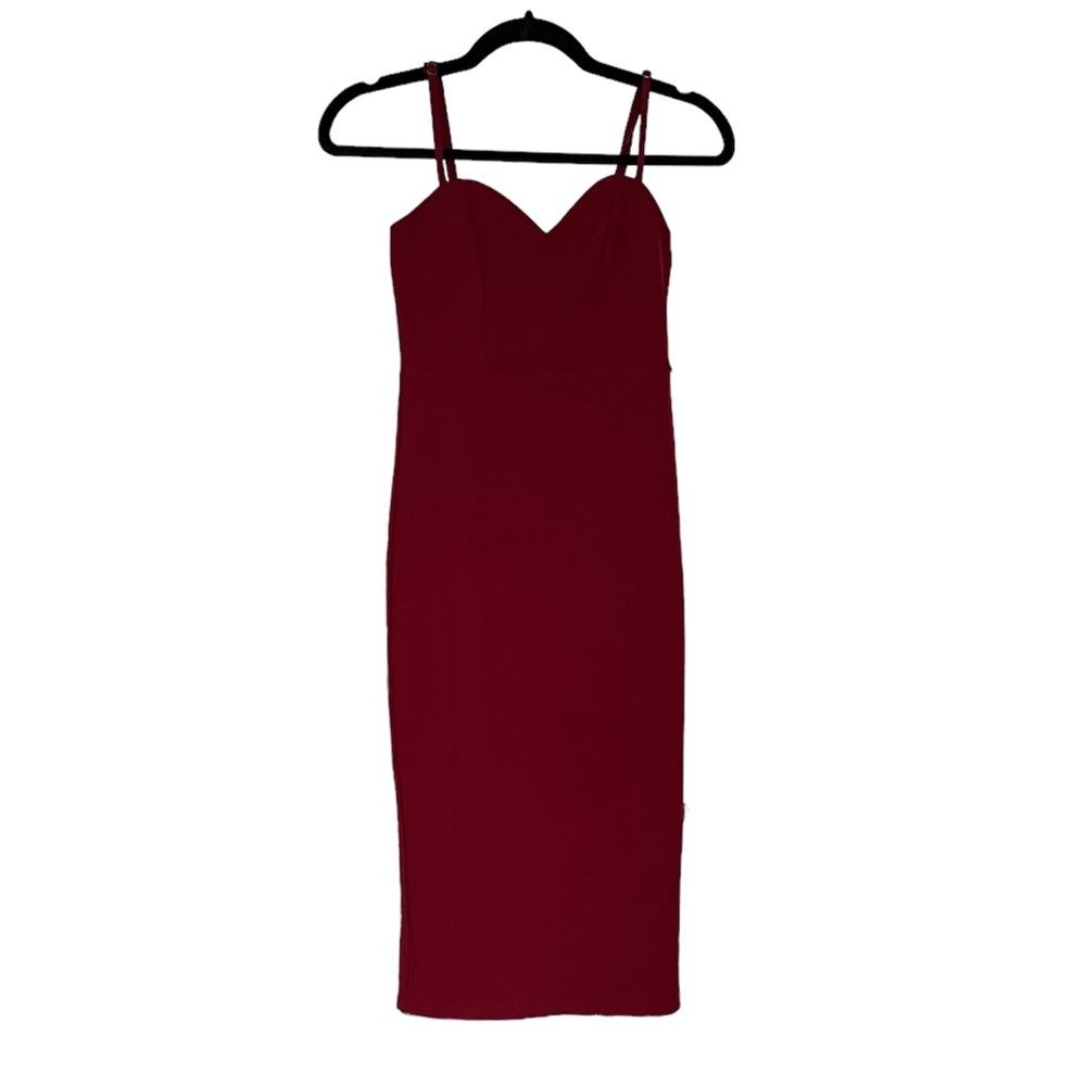 Blossom | Burgundy Dress | Midi | Size 6 | EUC